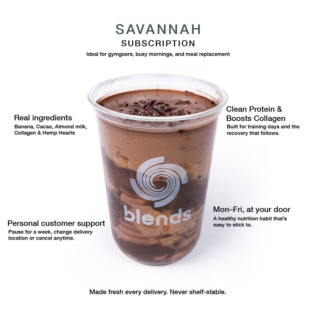 Subscription Protein Smoothie | Savannah