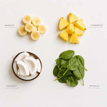 Northern Lights - Pineapple Spinach Smoothie - 440ml