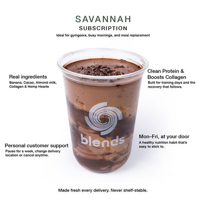 Subscription Protein Smoothie | Savannah
